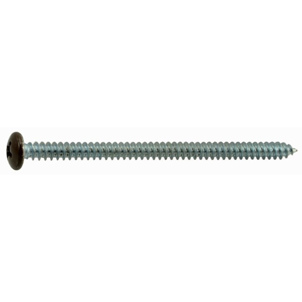 Midwest Fastener Sheet Metal Screw, #10 x 3 in, Painted Steel Pan Head Phillips Drive, 10 PK 37916 - main
